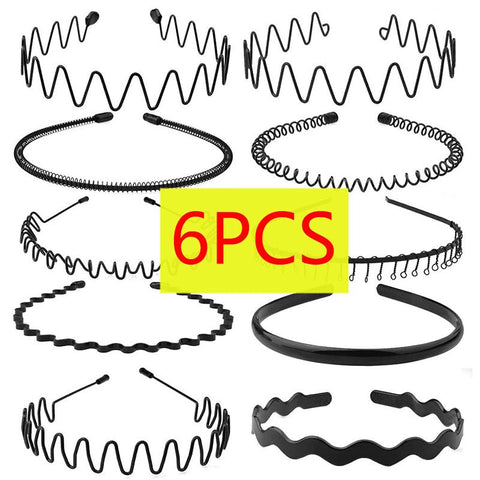 Style Sports Hairband Solid Color for Men-MF00849-Veeddydropshipping