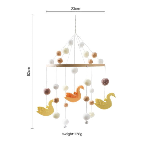 1pc Baby Wooden Bed Bell Ocean Animal Pendant Mobile Rattles-TB00817-Veeddydropshipping