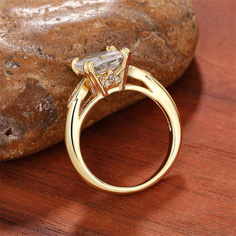 Square Cubic Zirconia Wedding for Women Engagement Rings  -JW00560-Veeddydropshipping