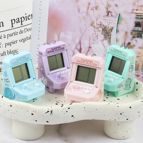 Mini Classic Game Machine Retro Nostalgic Game Console With Keychain console-CE01469-Veeddydropshipping