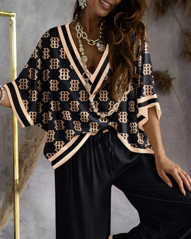 Women Tracksuit Long Sleeve Two Piece Set Sweatshirt-WF00390-Veeddydropshipping