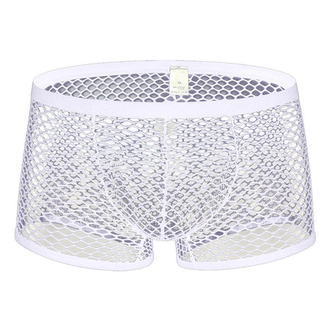 Boxer Shorts Fashion Hollow Out boxer Mens Boxershorts Mesh Sexy-MF01715-Veeddydropshipping