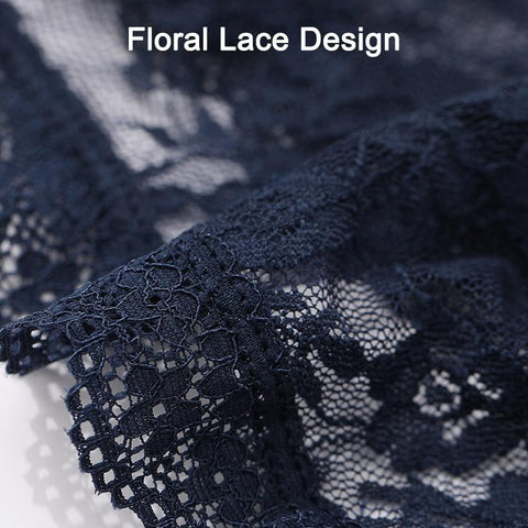 Sexy Women Underwear Floral Lace Panties-WF00907-Veeddydropshipping