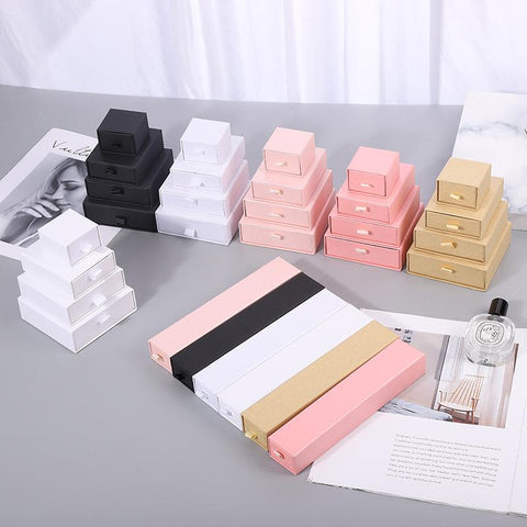 custom paper jewelry box gift packaging box printed  -JW0169-Veeddydropshipping