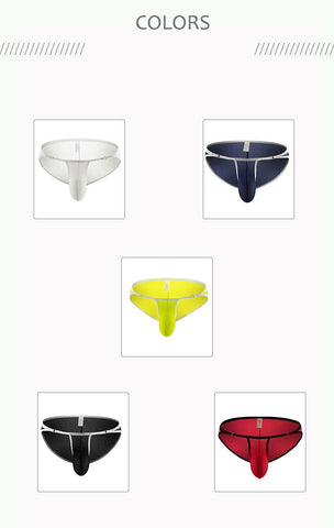 Mesh Briefs Shorts Homme Slip Man Panties Breathable Buckle Waist-MF01674-Veeddydropshipping