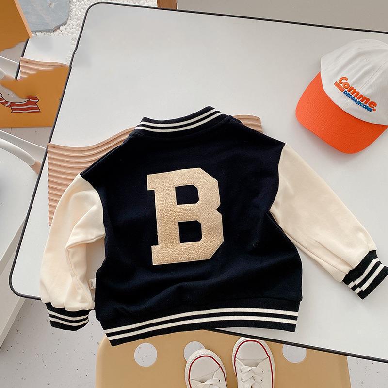Kids Full Sleeve Clothes Boys Girls Baseball Jacket-Veeddydropshipping