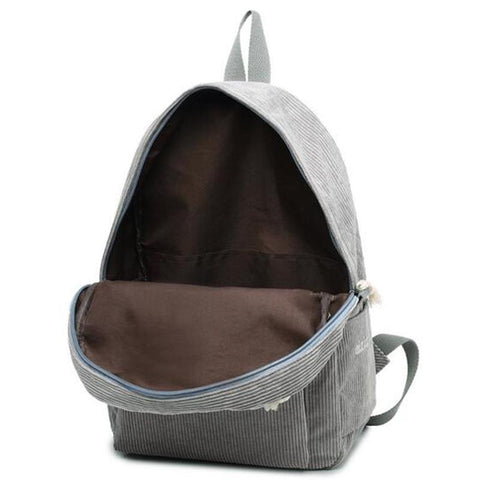 Design School Backpacks For Teenage Girls School Bag Striped Rucksack-BS00062-Veeddydropshipping