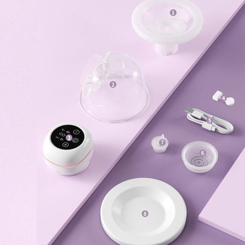 Hands Free Milk Pump Wearable Electric Breast Pump LCD Display Low-TB00652-Veeddydropshipping