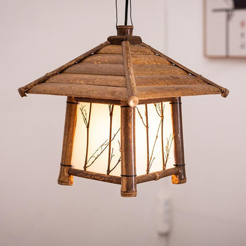 Chandelier Handmade Bamboo Woven-TI00426-Veeddydropshipping