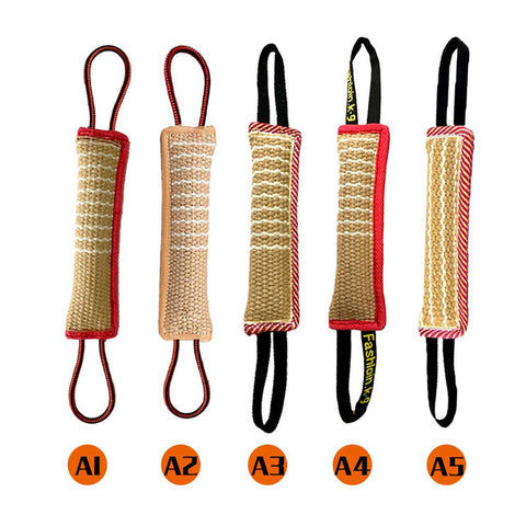 Dog Biting Pillow Tug Stick Hemp Training-HA01515-Veeddydropshipping