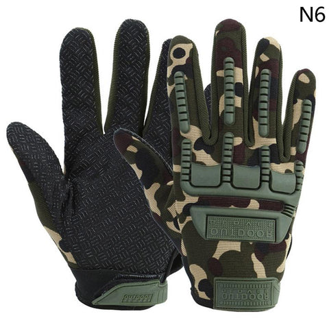 Outdoor Tactical Military Camouflage Gloves Paintball Soldier Combat Police Anti-Skid -OS01032-Veeddydropshipping