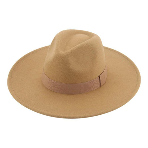 Brim Dress Men Caps Felted Hat Panama Church-MF01008-Veeddydropshipping