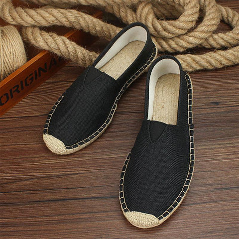 Breathable  Casual Shoes Slip-On Hemp Shoes Graffiti-BS01349-Veeddydropshipping