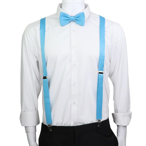 Suspenders Braces Bowtie Set Men Women Adjustable-MF00839-Veeddydropshipping