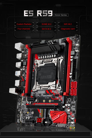Motherboard 2011-3 Set Kit With Intel Xeon E5-CO00019-Veeddydropshipping