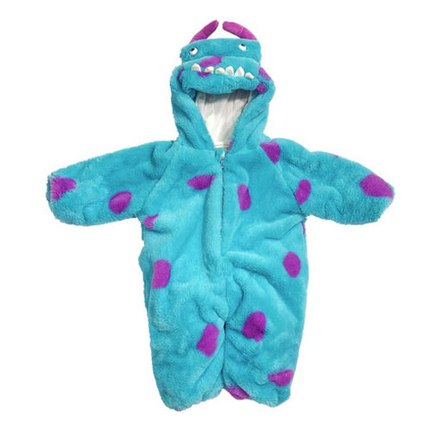 Disney James P Sullivan Monster Cartoon Pajamas Suit Children Thick-TB01067-Veeddydropshipping