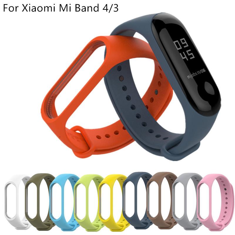 For Xiaomi Mi Band 5 4 3 Silicone 20mm Replacement Wristband Bracelet-CE00762-Veeddydropshipping