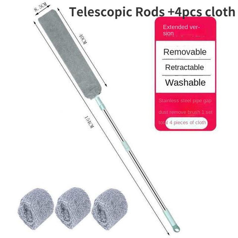 Long Crevice Bedside Dust Brush Microfiber Duster Tool-HA01052-Veeddydropshipping