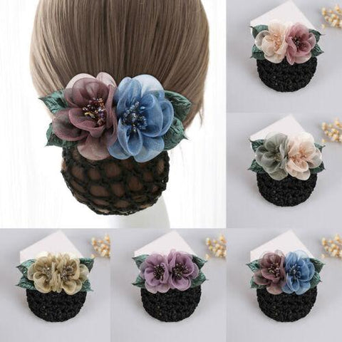 Women Hair Clip Hairnet Hair Accessories-WF01121-Veeddydropshipping