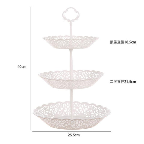 Household multi-layer fruit plate table bowl-HA01313-Veeddydropshipping