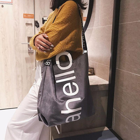 Letter Crossbody Shoulder Bags For Women Large Capacity Handbag-BS00153-Veeddydropshipping