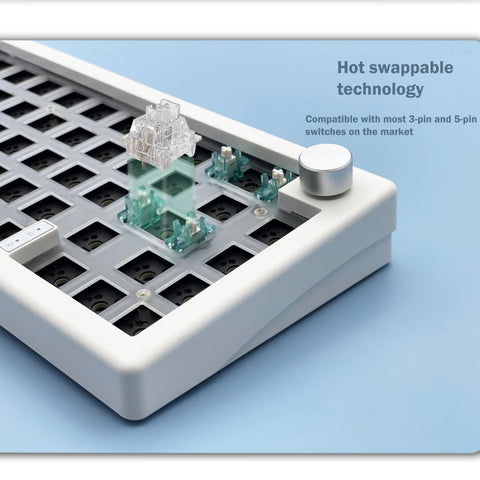 Gasket Bluetooth  Wireless Hot-swappable Customized Mechanical Keyboard Kit-CO00006-Veeddydropshipping