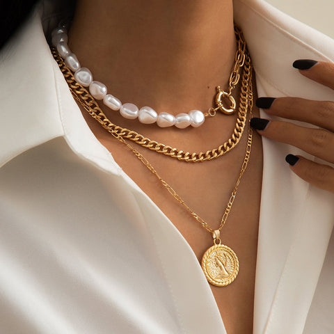 Pendant Necklace for Women  Punk Aesthetic Jewelry -JW01184-Veeddydropshipping
