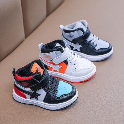Children Cashmere Shoes Autumn Winter New Boys Girls Cotton-TB00133-Veeddydropshipping