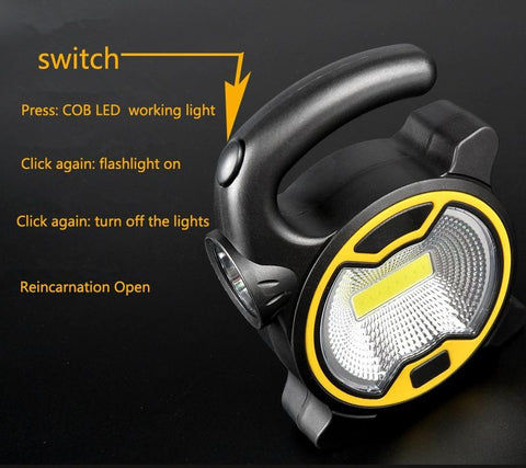 COB Work Lamp LED Portable Lantern Waterproof Emergency Portable-TI00859-Veeddydropshipping