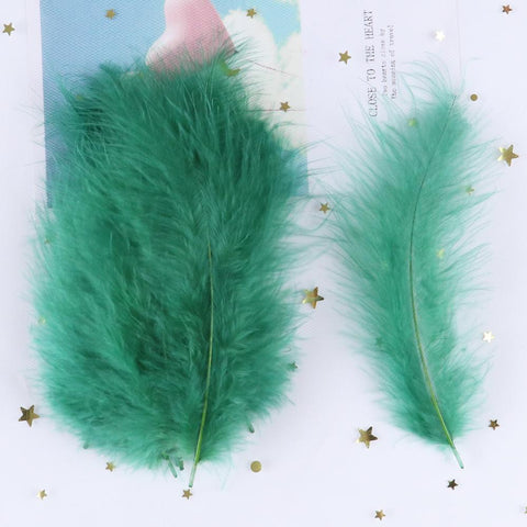 Turkey Marabou Feathers Fluffy Decorative-HA00053-Veeddydropshipping