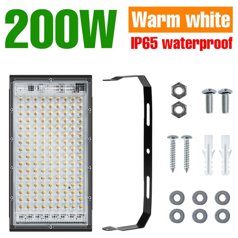 200W LED Spotlight Outdoor Garden Lights IP65 Waterproof Floodlight LED-TI00876-Veeddydropshipping