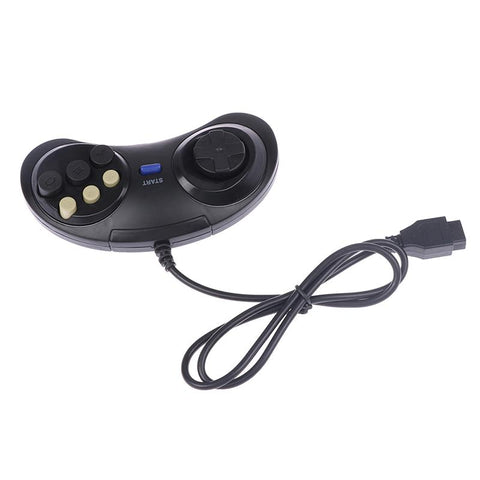 Classic Wired 6 Buttons Joypad Handle Game Controller For SEGA MD2 Mega Drive-CE01366-Veeddydropshipping
