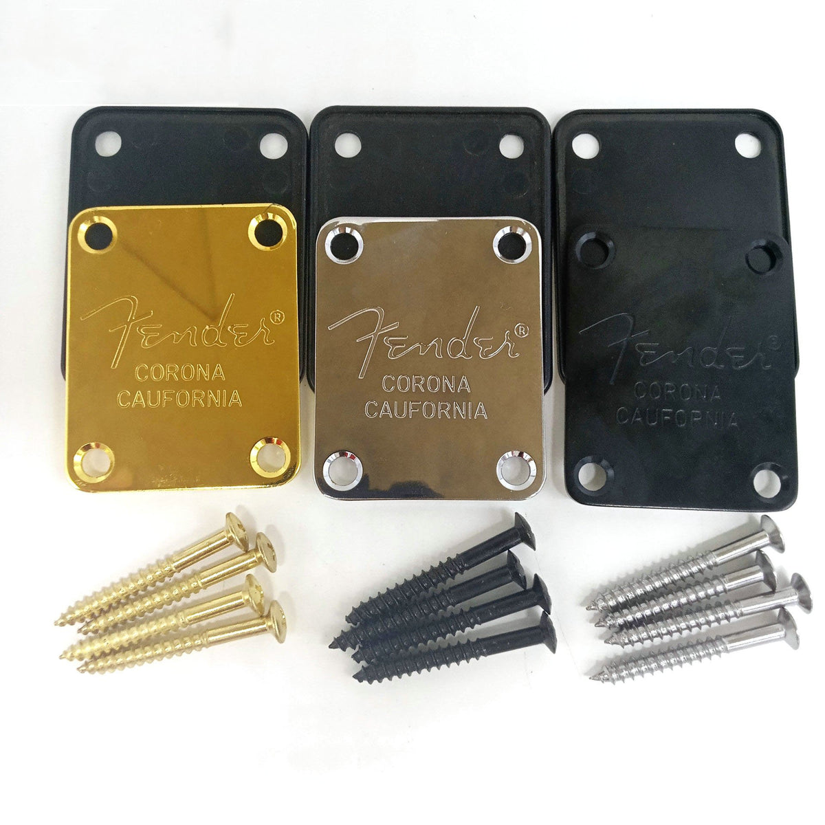 Connection Plate , for ST/Tele Electric Guitar, Square Neck-OS01537-Veeddydropshipping