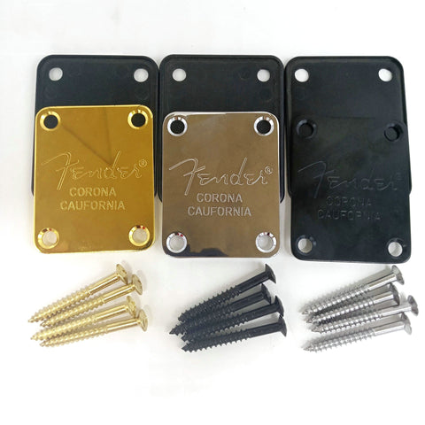 Connection Plate , for ST/Tele Electric Guitar, Square Neck-OS01537-Veeddydropshipping