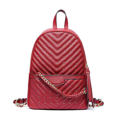 Fashion Backpack All Travel Leisure Rivet Backpack-BS00052-Veeddydropshipping