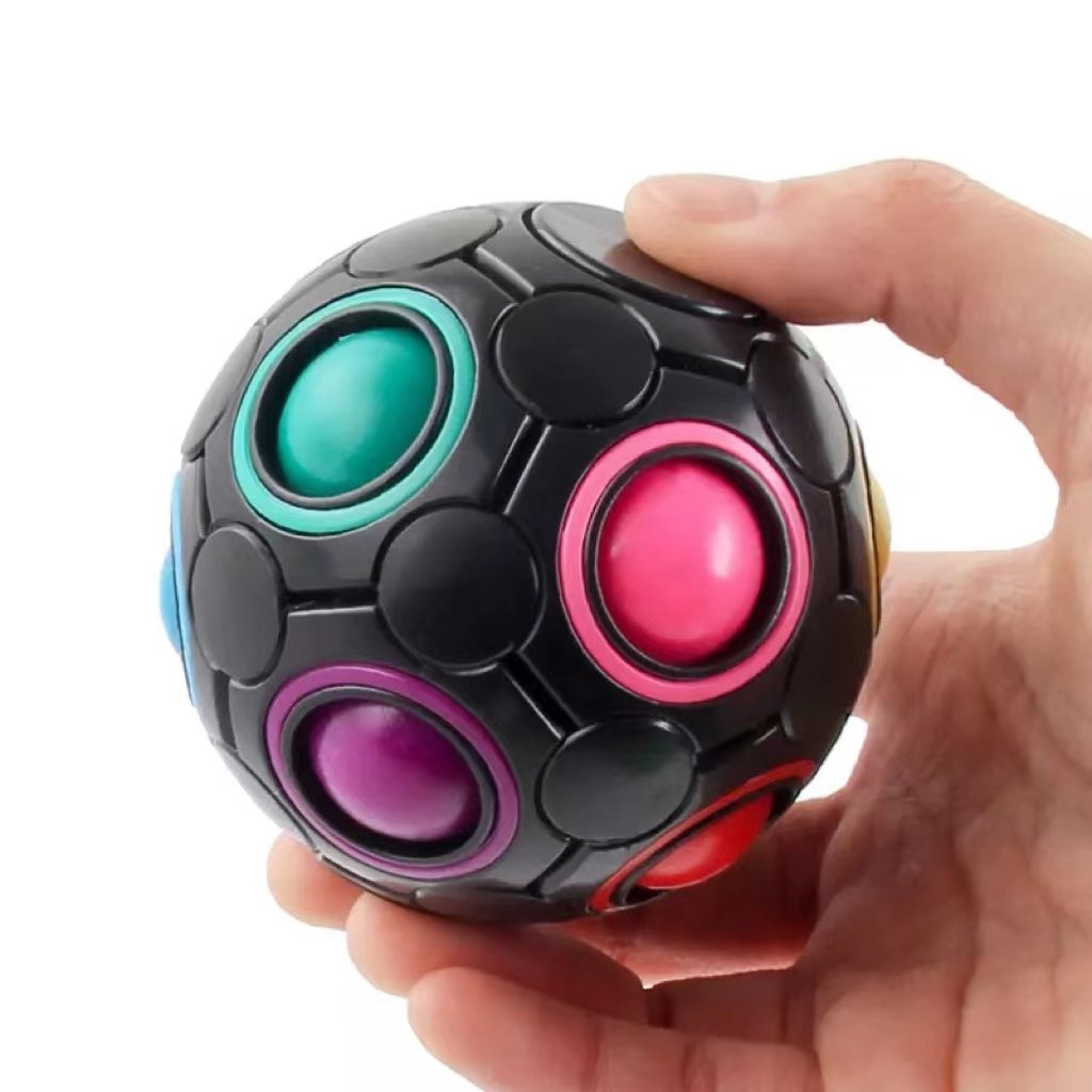 New Fidget Spinning Top Rainbow Magic Ball Fidget Toys Game-TB01516-Veeddydropshipping