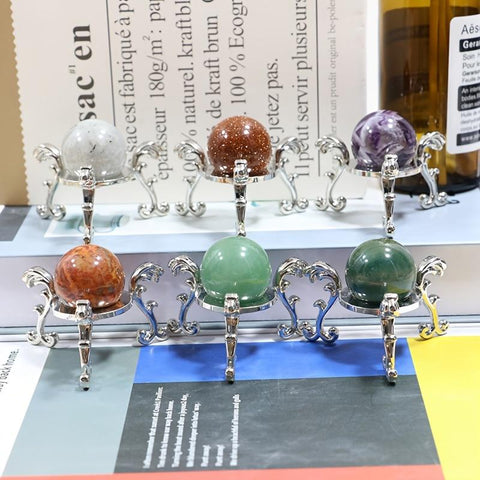 Metal Crystal Ball Holder Stand Sphere Base-HA00302-Veeddydropshipping