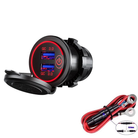 36W Car Charger Quick Charge 3.0 Dual-PA01150-Veeddydropshipping