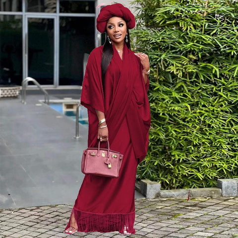 Plus Size African Party Dresses for Women-WF01672-Veeddydropshipping