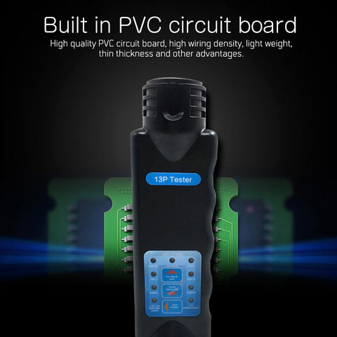 12V 7 13 Pin Trailer Tester Towing Vehicle Light Plug Socket Wiring Test-AM00280-Veeddydropshipping