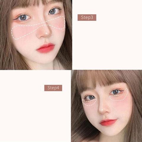 Matte Blush Palette Blush Shiny Eyeshadow-BH00683-Veeddydropshipping