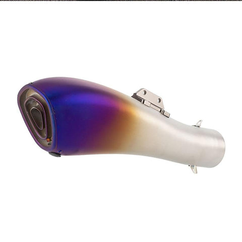 connector universal motorcycle exhaust muffler with DB killer for-AM01099-Veeddydropshipping