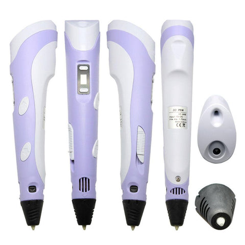 3D Drawing Printing Pen with LCD Screen-CO01233-Veeddydropshipping