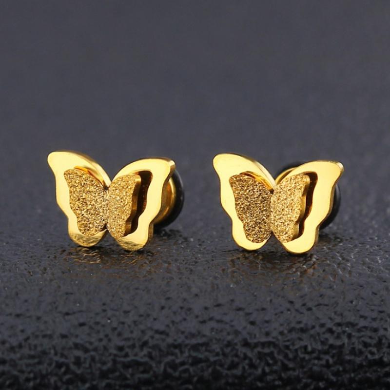 Butterfly Design Earrings Elegant Fashion Women Jewelry Girl Gifts -JW00059-Veeddydropshipping