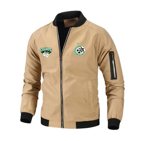 Sweatshirts New Style Zipper Stand Collar Sport Coats-MF01066-Veeddydropshipping