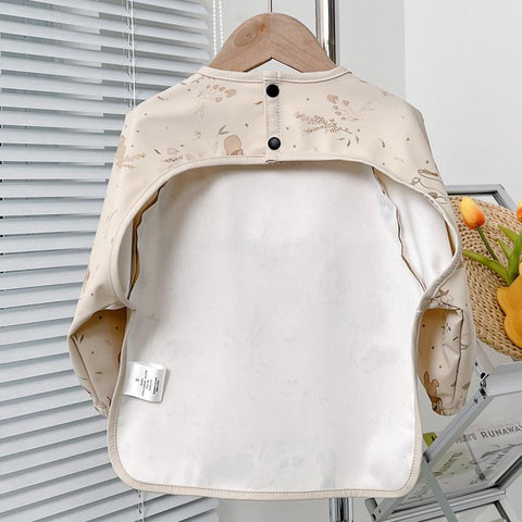 Cute Baby Bibs Toddler Baberos Bavoir Waterproof Long Sleeve-TB00284-Veeddydropshipping
