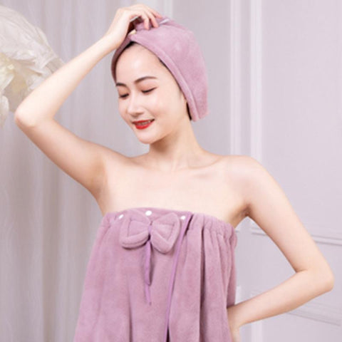 Coral Fleece Bath Soft Absorbent Bath Towel-HA00524-Veeddydropshipping