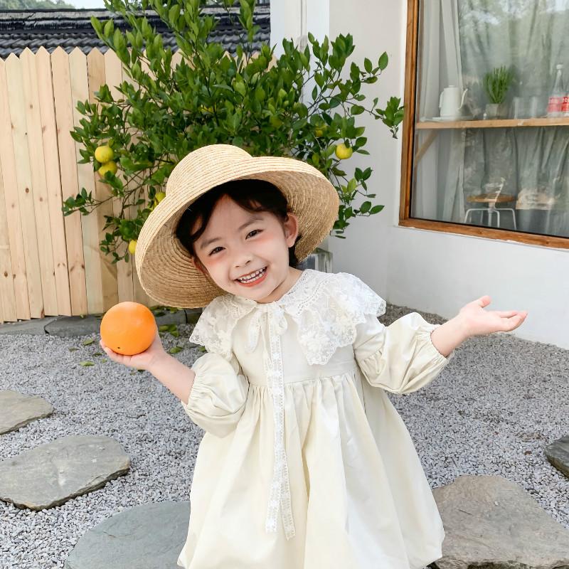Girls Party Princess Dress Kids Puff Sleeve Shaggy Dress-Veeddydropshipping