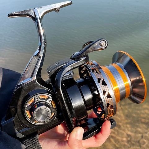 Fishing reel 12000 10000 9000 Metail line cup 30KG Max Drag Long Shot Saltwater -OS00472-Veeddydropshipping