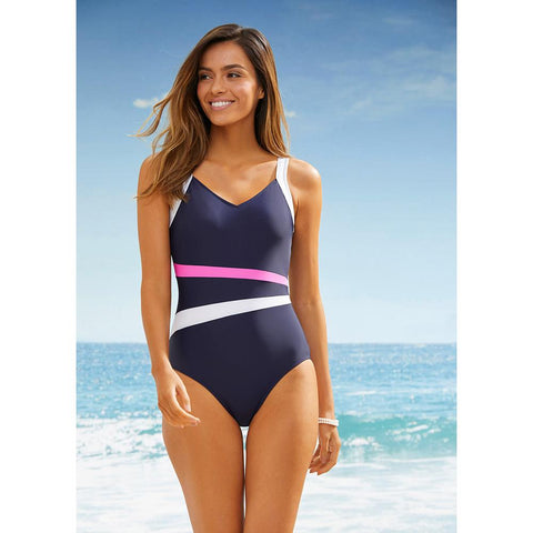 Women Striped Swimsuit 2022 One Piece Backless Swimwear Sexy Slimming Beach-OS00062-Veeddydropshipping